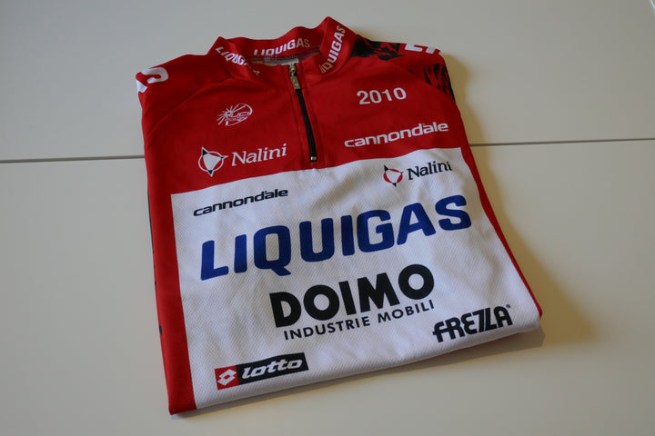 Tour d'Espagne Vuelta 2010 - Liquigas - Vincenzo Nibali - Maillot rouge commémoratif _ (XL) #04164