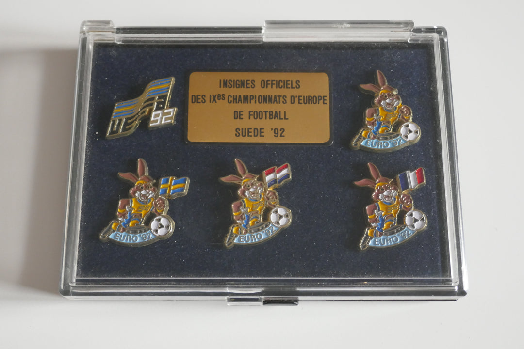 Euro 92 - Coffret de 5 pin's #4186