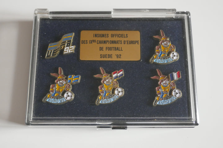 Euro 92 - Coffret de 5 pin's #4186