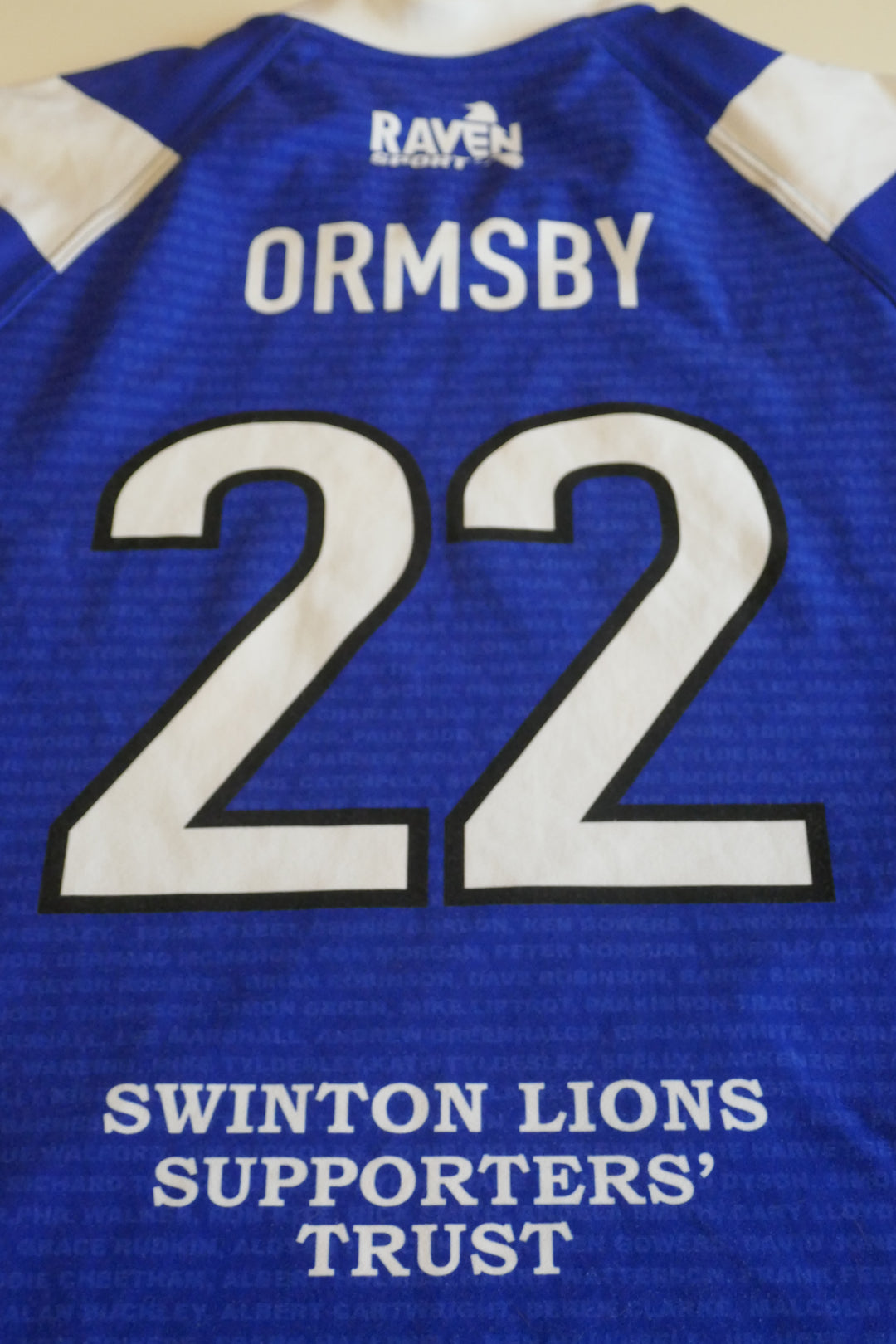 Swinton Lions Rugby 2012/13 -Gene Ormsby - Maillot _ (M) #04243