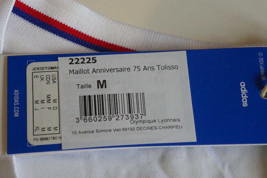 Olympique Lyonnais 2025/26 - Corenton Tolisso - Maillot 75ans tirage limité _ (M) #04248