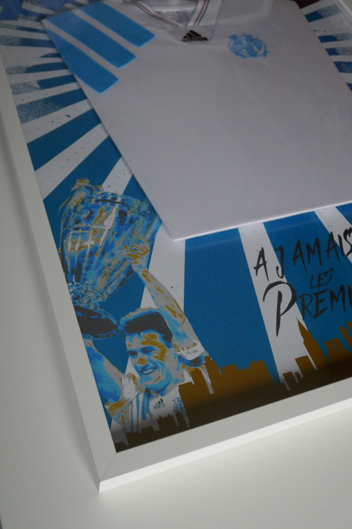 Olympique de Marseille 1992/93 - Maillot Encadré _ #02929