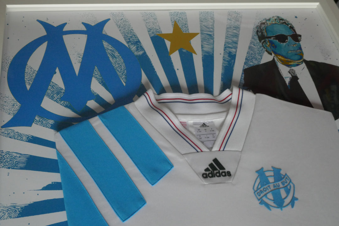 Olympique de Marseille 1992/93 - Maillot Encadré _ #02929