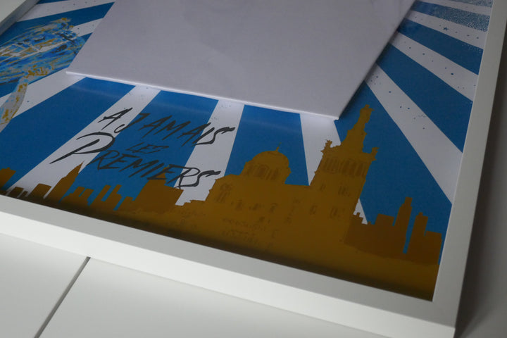 Olympique de Marseille 1992/93 - Maillot Encadré _ #02929