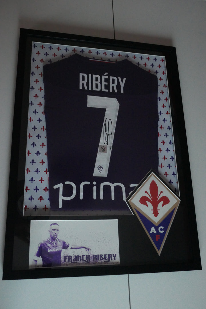 Fiorentina 2019/20 - Franck Ribery - Maillot signé et Encadré _ #04114