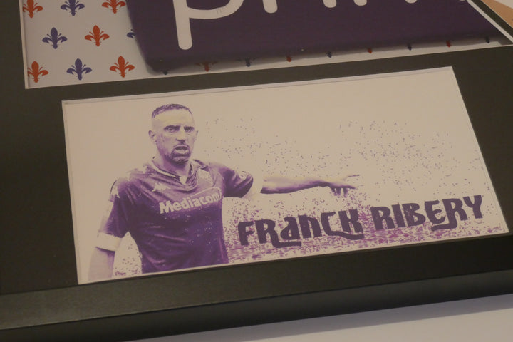 Fiorentina 2019/20 - Franck Ribery - Maillot signé et Encadré _ #04114