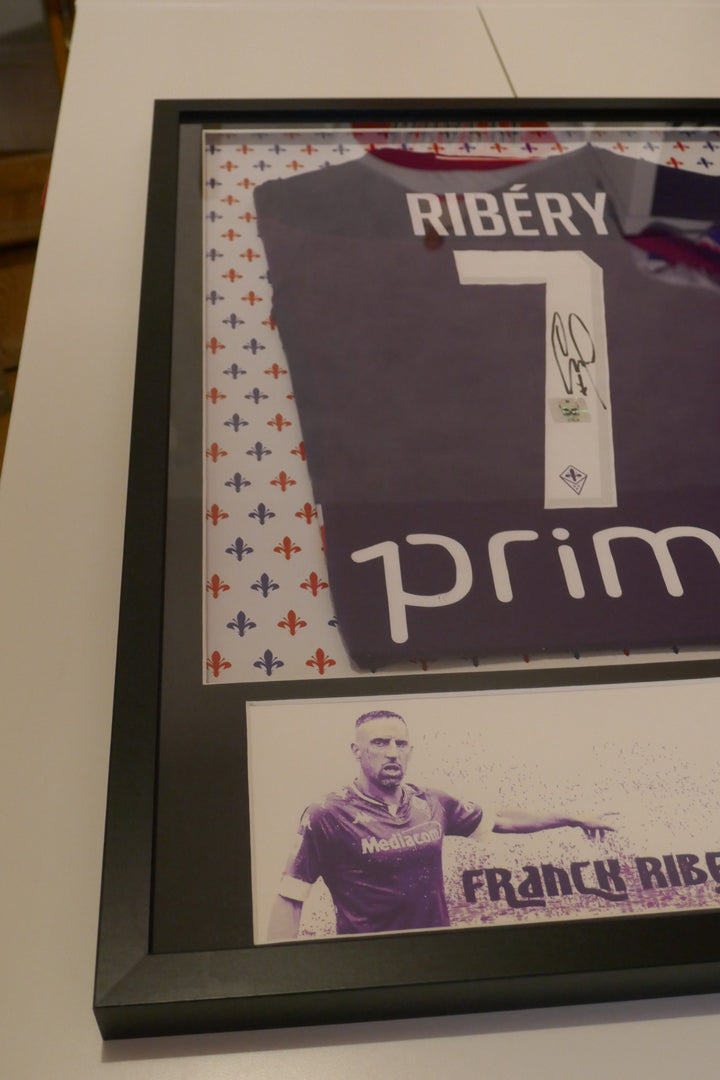 Fiorentina 2019/20 - Franck Ribery - Maillot signé et Encadré _ #04114
