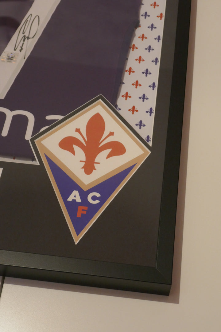 Fiorentina 2019/20 - Franck Ribery - Maillot signé et Encadré _ #04114