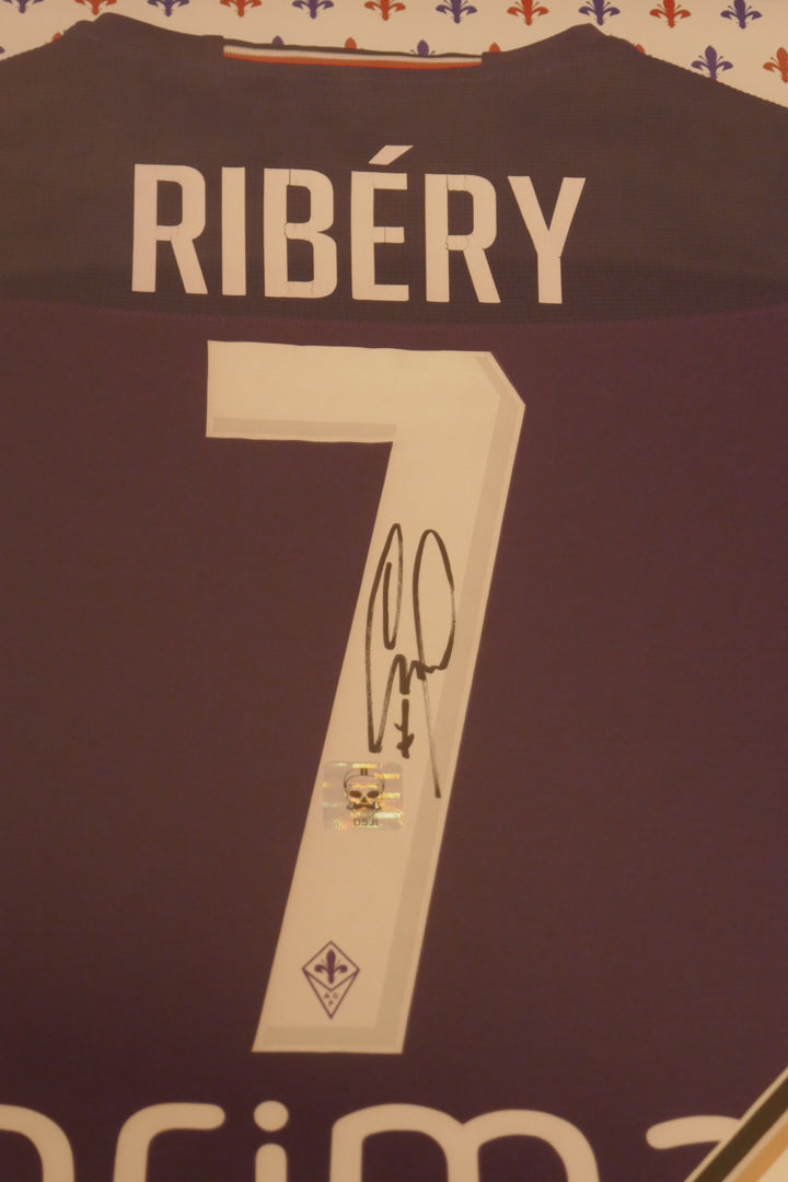 Fiorentina 2019/20 - Franck Ribery - Maillot signé et Encadré _ #04114
