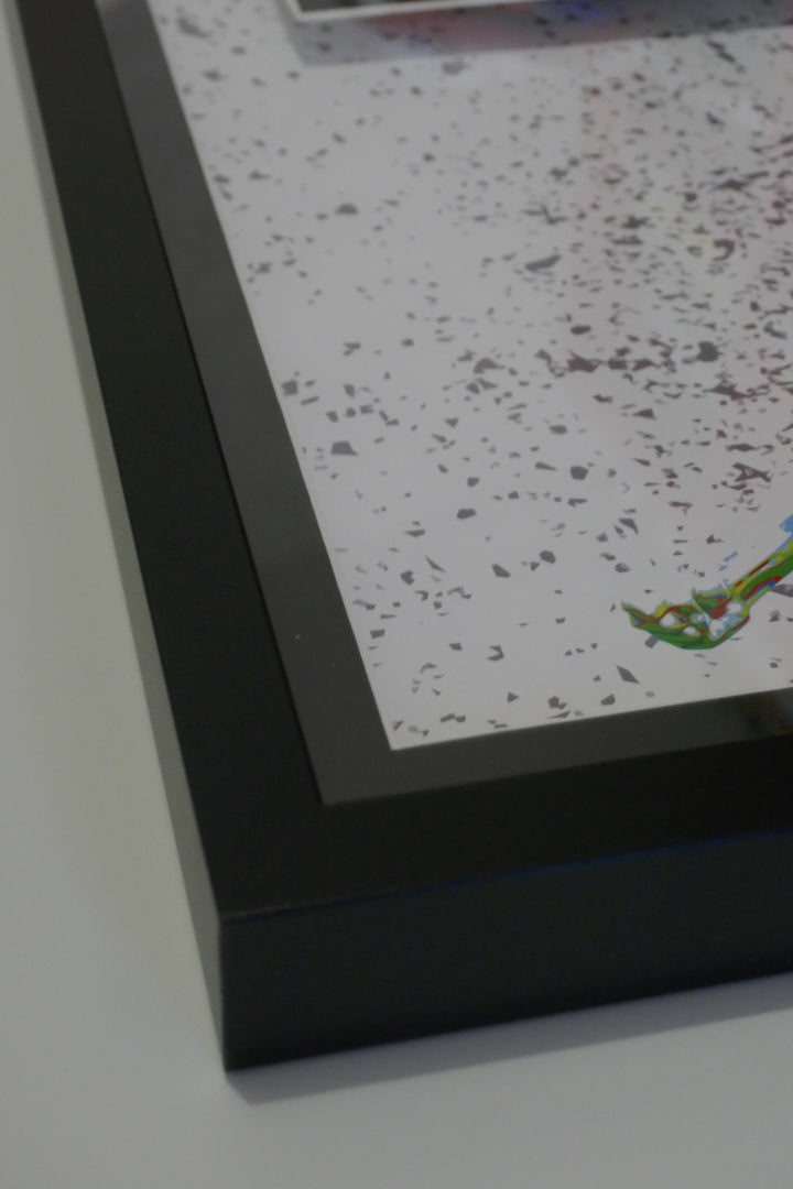 Championnat du Monde - Remco Evenepoel - Tour de cou signé et Encadré _ #03316