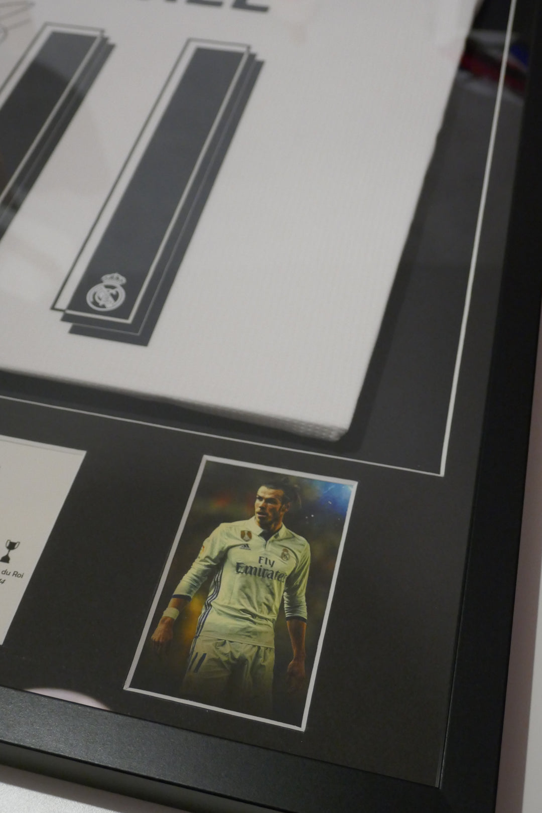 Real Madrid 2015/16 - Gareth Bale - Maillot signé et Encadré _ #00973