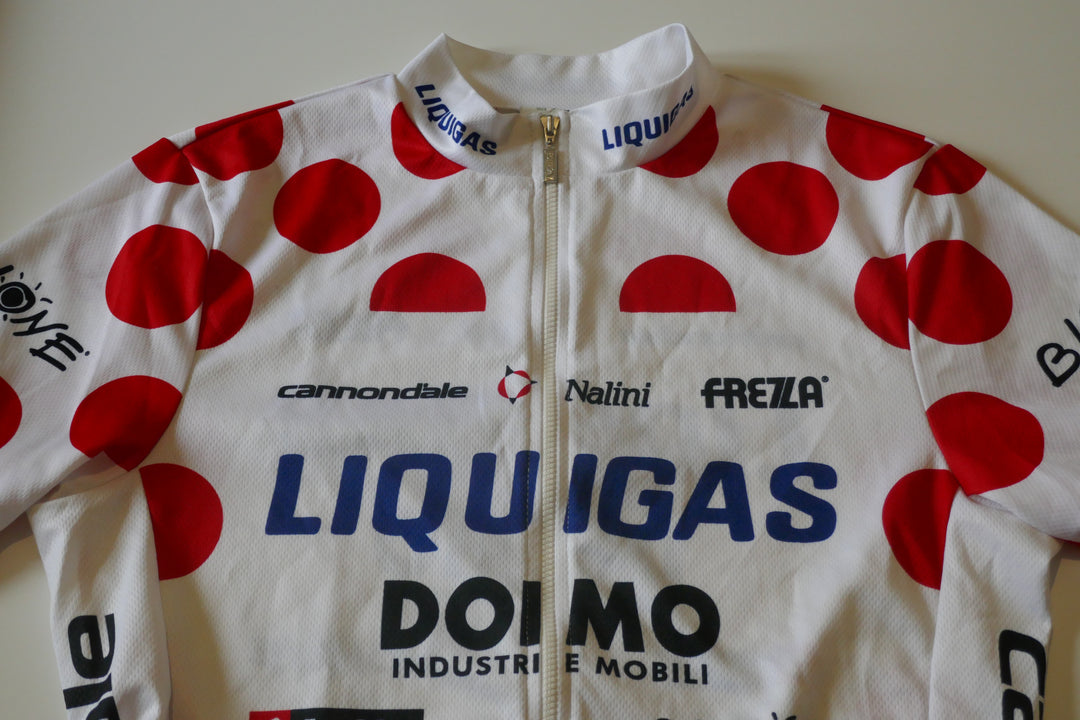 Tour de France 2009 - Liquigas - Franco Pellizotti - Maillot à pois commémoratif _ (L) #04288