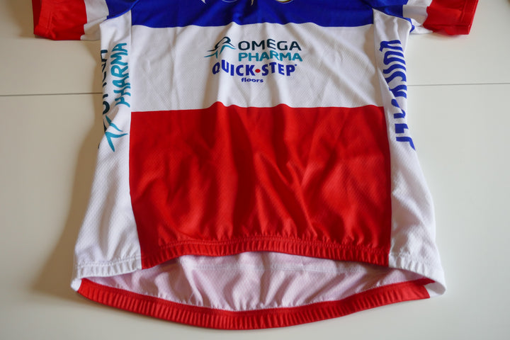 Quick Step Omega Pharma 2012 - Sylvain Chavanel - Maillot Champion de France _ (XL) #04300