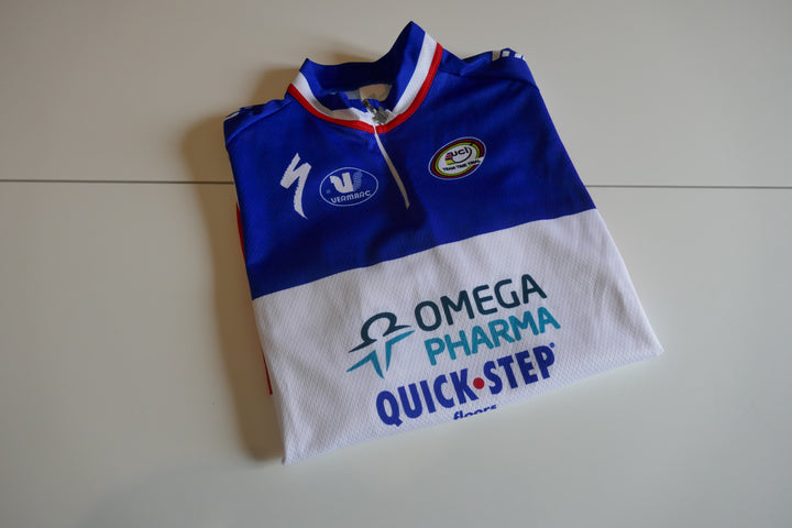 Quick Step Omega Pharma 2012 - Sylvain Chavanel - Maillot Champion de France _ (XL) #04300