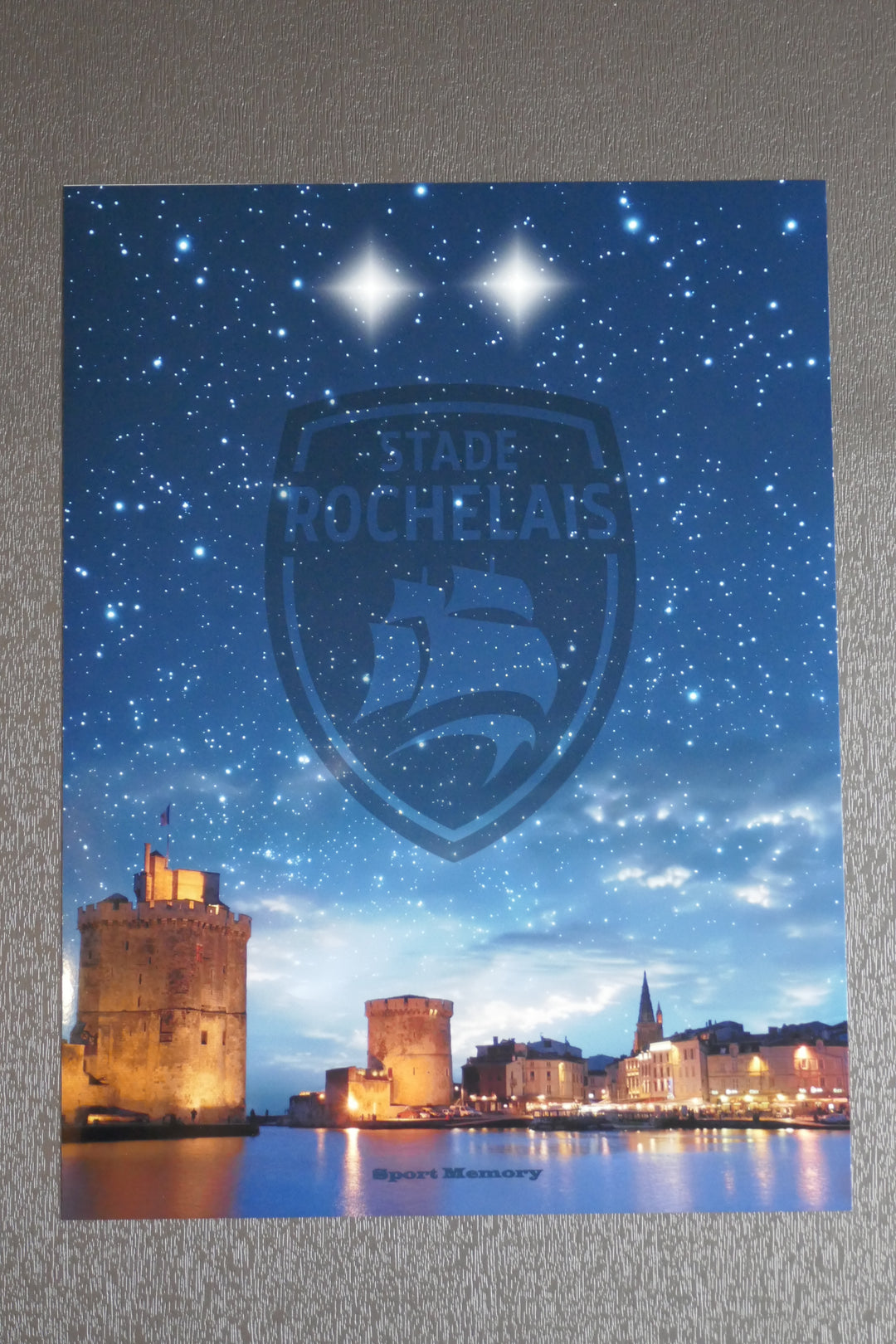 Stade Rochelais - Vieux Port & nuit étoilée - Tirage sans cadre _ (30x40)