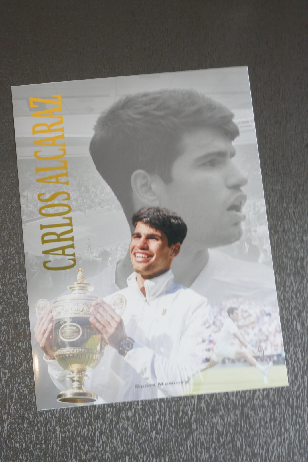 Carlos Alcaraz - Wimbledon - Tirage sans cadre _ (30x40)
