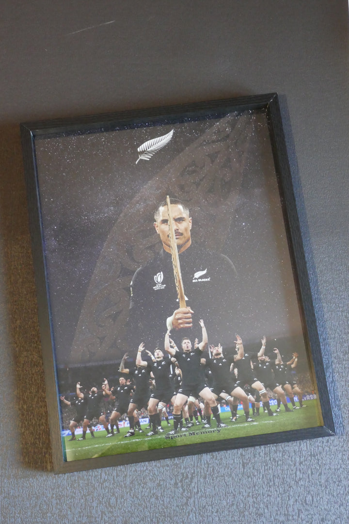 Nouvelle-Zélande All Blacks - Haka - Cadre noir _ (30x40)