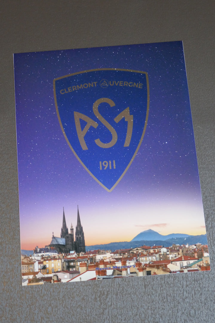 ASM Clermont Auvergne - Clermont nuit étoilée - Tirage sans cadre _ (30x40)