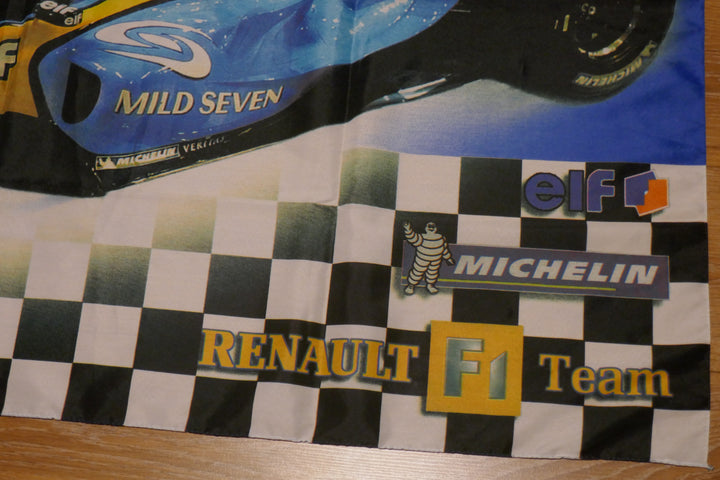 Formule 1 - Renault F1 team - Fernando Alonso - Drapeau _ #04381