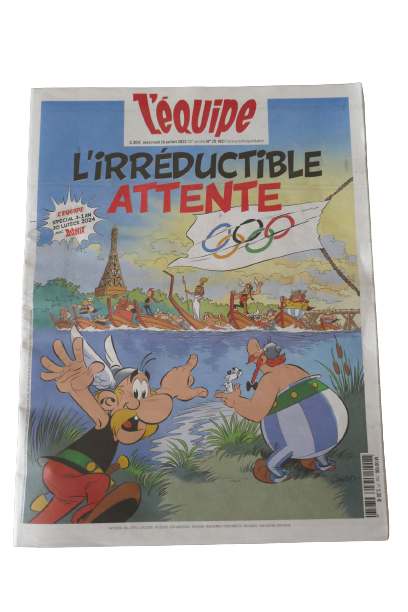 Jeux Olympiques Paris 24 - Journal L'Equipe 26/07/2023 - Spécial JO/ Astérix _ #01975