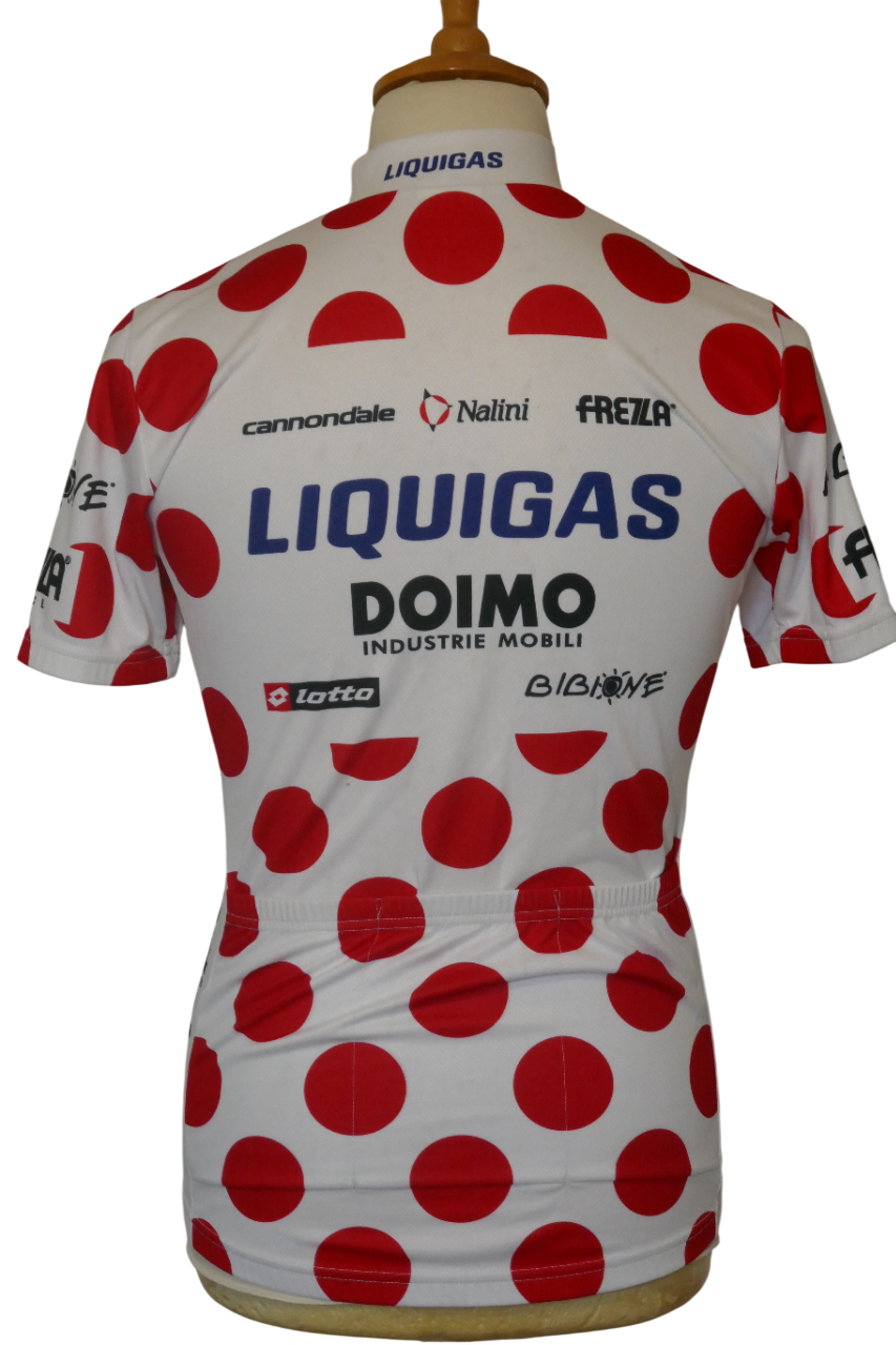 Tour de France 2009 - Liquigas - Franco Pellizotti - Maillot à pois commémoratif _ (L) #04288