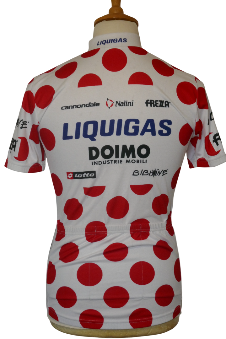 Tour de France 2009 - Liquigas - Franco Pellizotti - Maillot à pois commémoratif _ (L) #04288