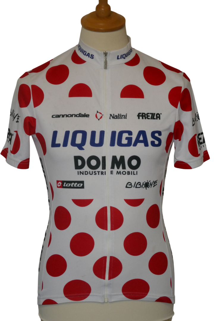 Tour de France 2009 - Liquigas - Franco Pellizotti - Maillot à pois commémoratif _ (L) #04288