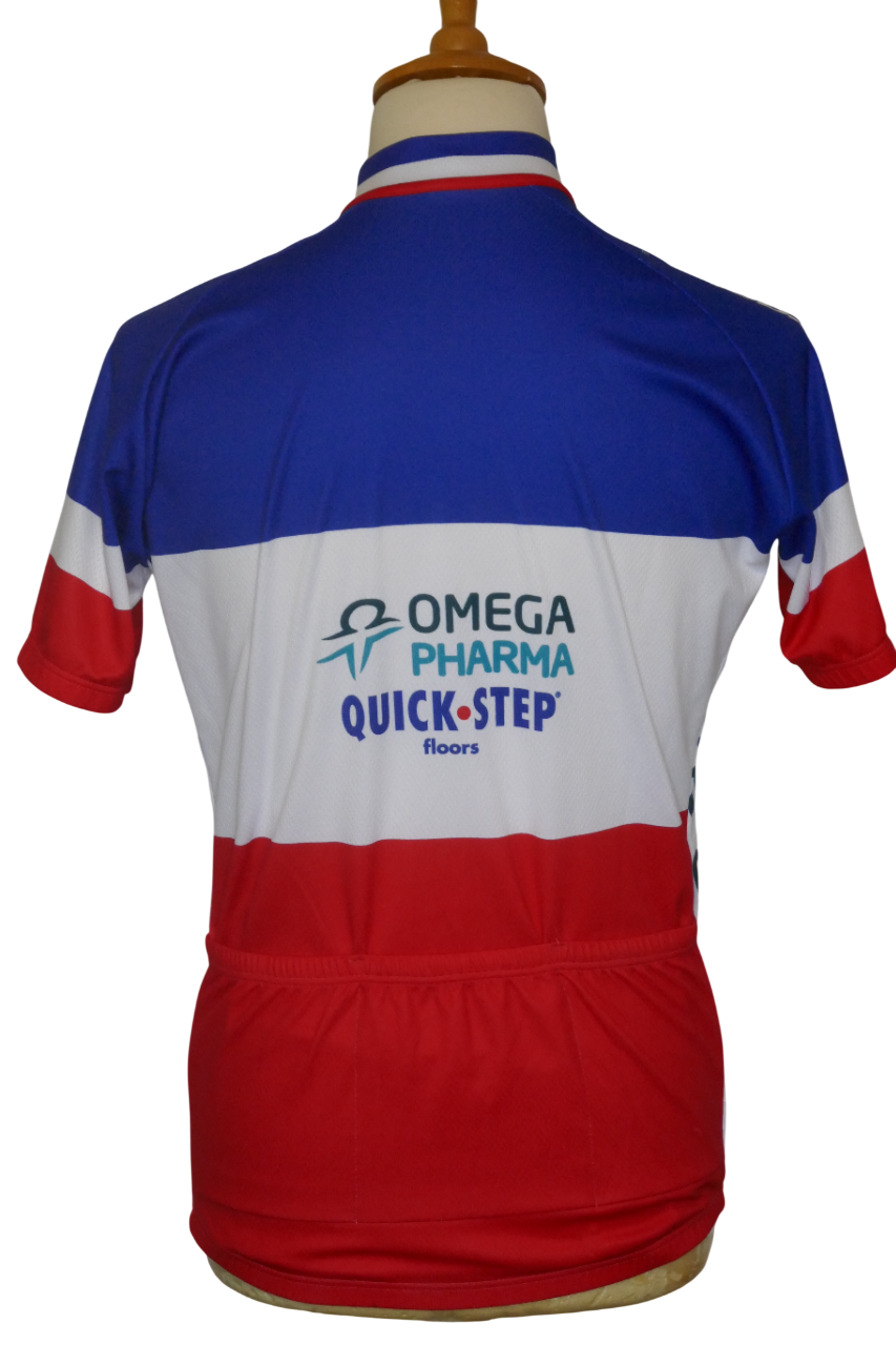 Quick Step Omega Pharma 2012 - Sylvain Chavanel - Maillot Champion de France _ (XL) #04300