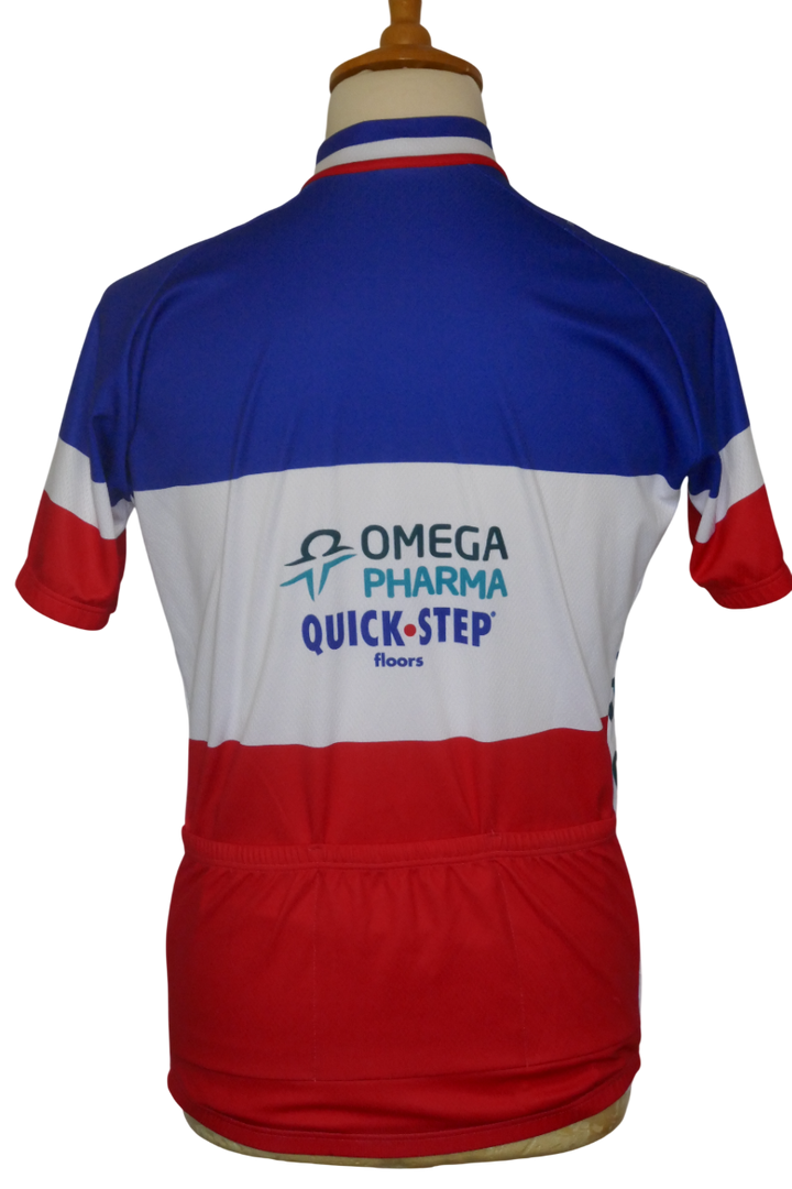 Quick Step Omega Pharma 2012 - Sylvain Chavanel - Maillot Champion de France _ (XL) #04300