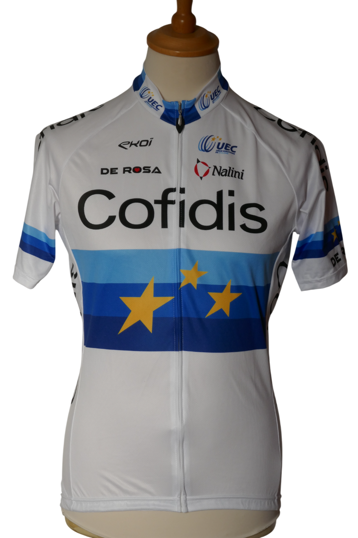Cofidis 2020 - Elia Viviani - Maillot Champion d'Europe _ (XL) #04018