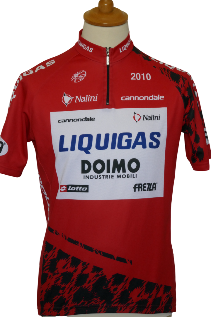 Tour d'Espagne Vuelta 2010 - Liquigas - Vincenzo Nibali - Maillot rouge commémoratif _ (XL) #04164