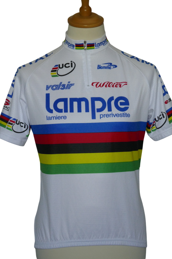 Lampre 2004 - Igor Astarloa - Maillot Champion du monde _ (L) #04071