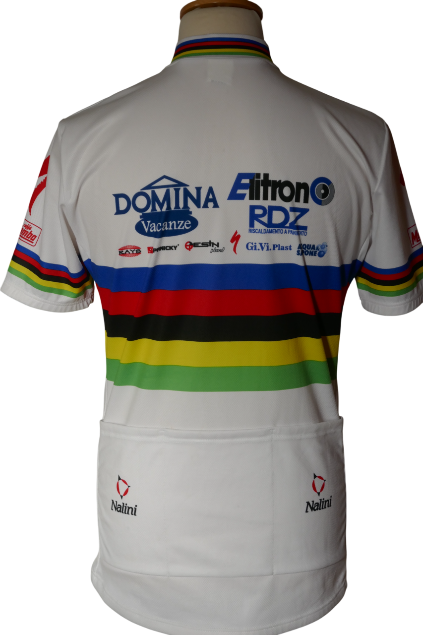 Domina vacanze 2003 - Mario Cipollini - Maillot Champion du monde _ (XL) #04017