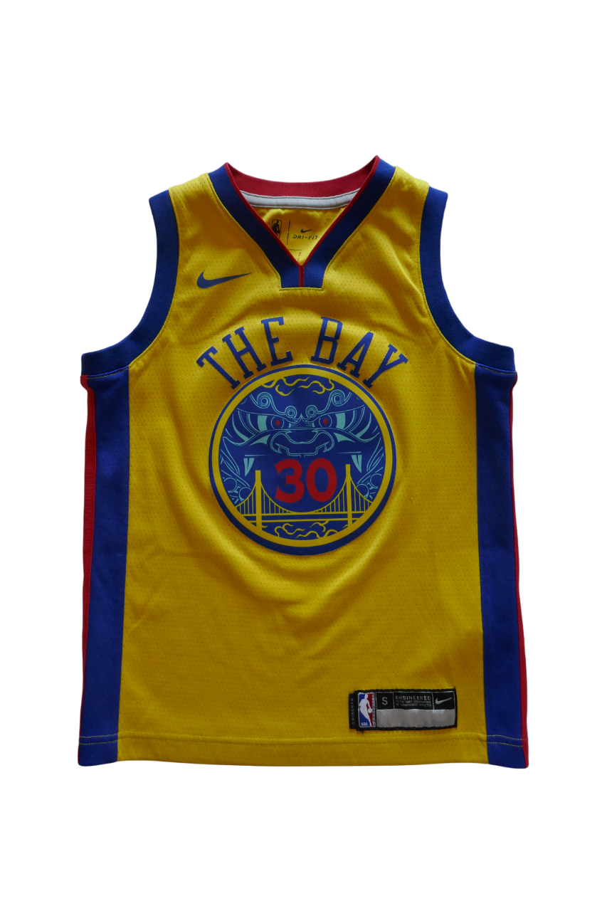 Golden State Warriors 2017/18 - Stephen Curry - Maillot City Edition _ (10ans) #01503