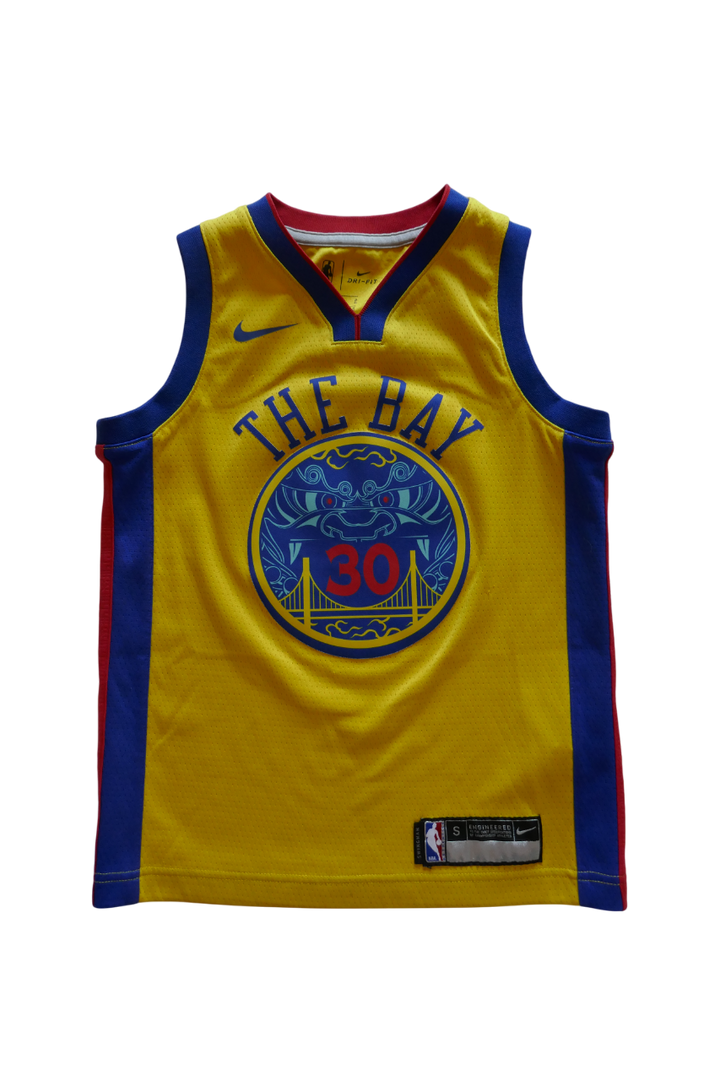 Golden State Warriors 2017/18 - Stephen Curry - Maillot City Edition _ (10ans) #01503