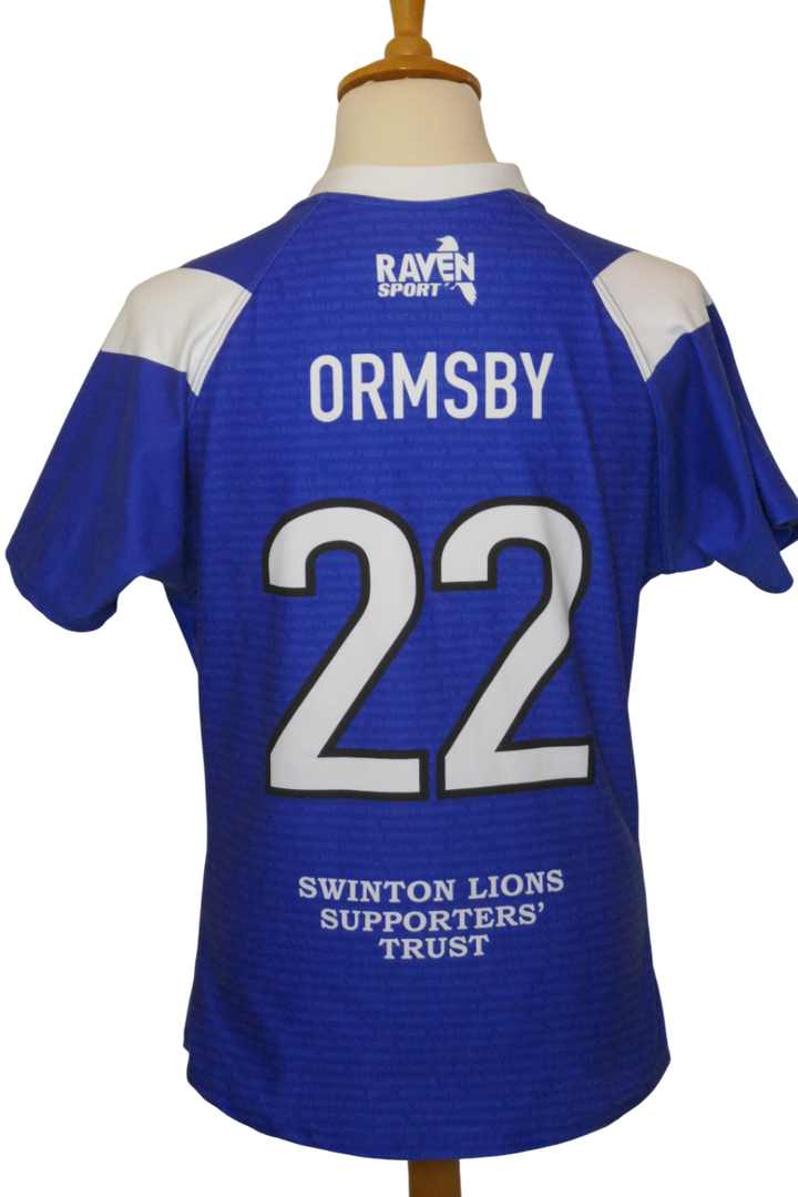 Swinton Lions Rugby 2012/13 -Gene Ormsby - Maillot _ (M) #04243